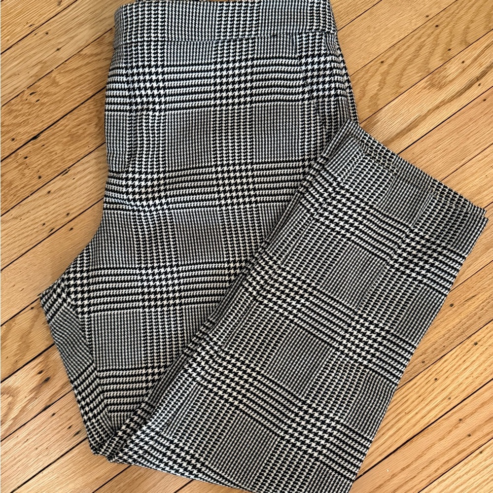Ralph Lauren Black and White Plaid Pants
